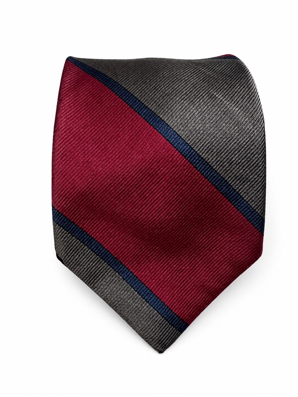 Givenchy Vintage Mens Designer Tie‎ Burgundy Classic Luxury Retro Necktie FLAWED